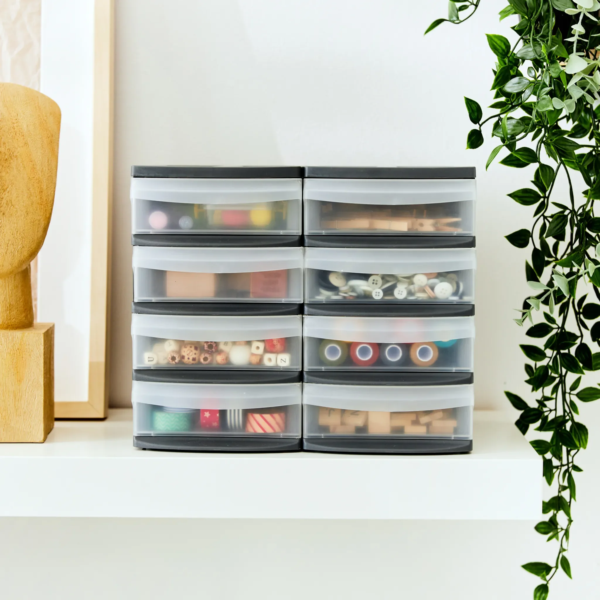 Schubladenbox „SYSTEMIX Tower XS“ – Organizer mit 4 Schubladen